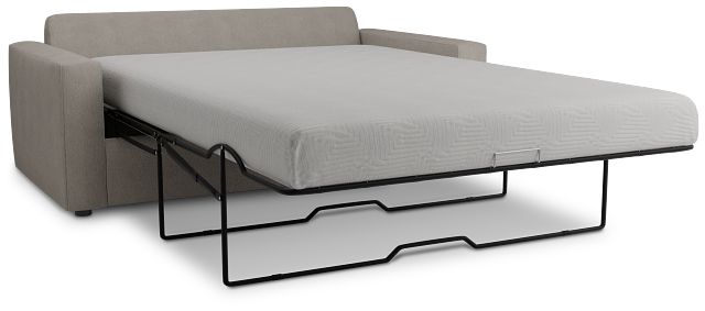 Siesta Revenue Beige Fabric Cooling Memory Foam Sleeper