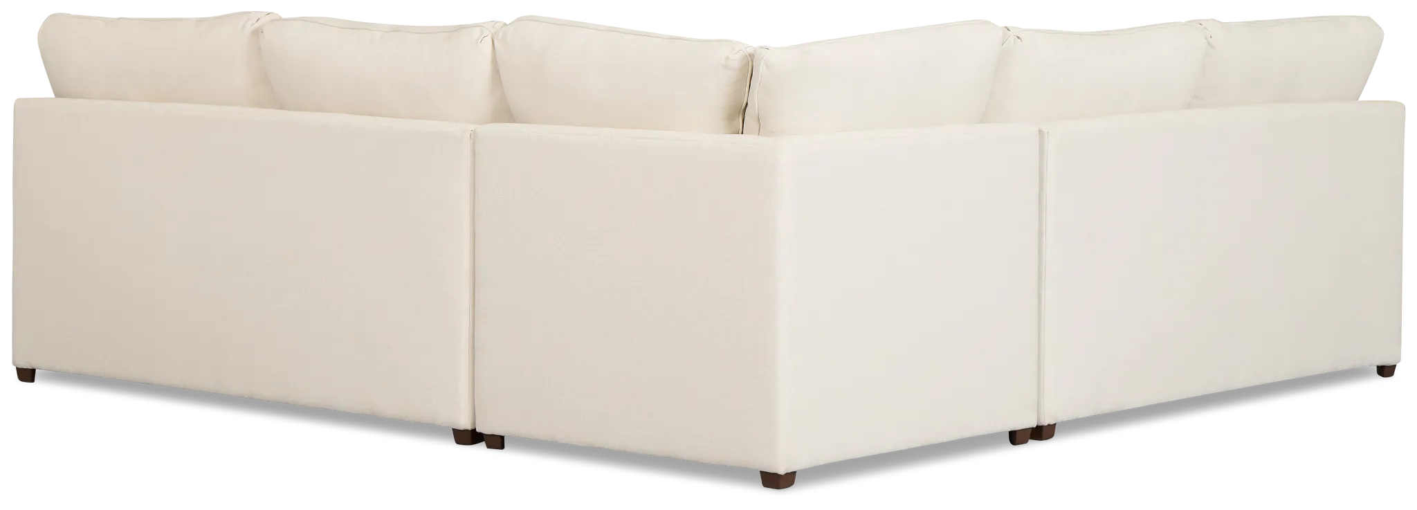 Tate Light Beige Fabric Medium 2-arm Left Facing Sleeper Sectional