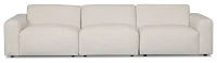 Baylor Light Beige Fabric 3-piece Modular Sofa
