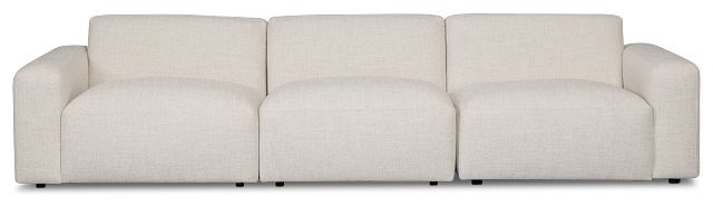 Baylor Light Beige Fabric 3-piece Modular Sofa
