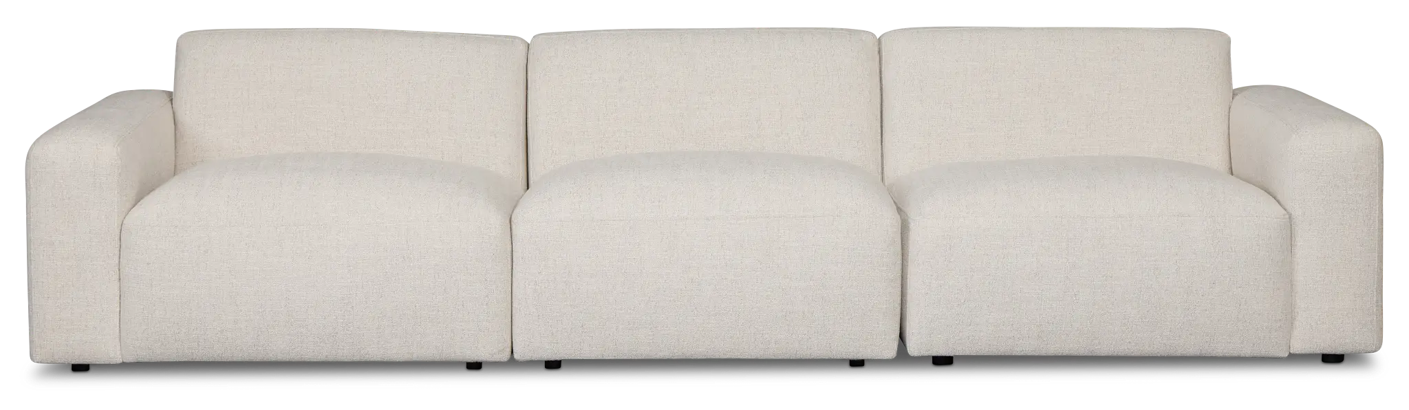 Baylor Light Beige Fabric 3-piece Modular Sofa Baylor Light Beige Fabric 3-piece Modular Sofa