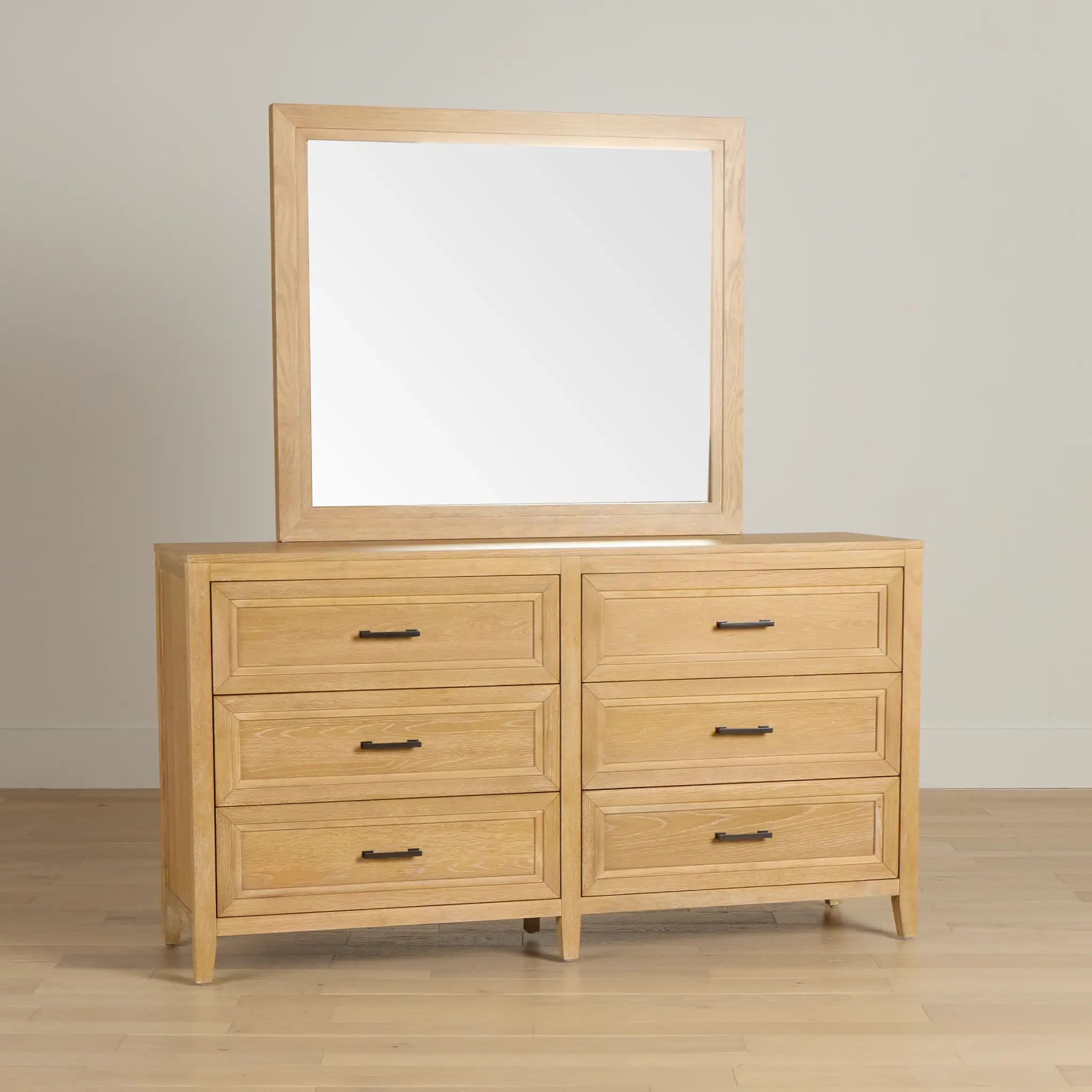 Nantucket Light Tone Dresser & Mirror Nantucket Light Tone Dresser & Mirror