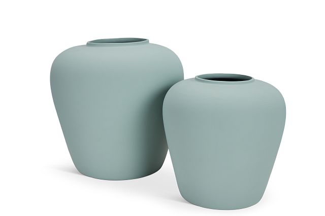 Daisy Green Medium Vase