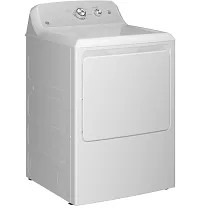 Ge 38 Series White Front Load Gas Dryer