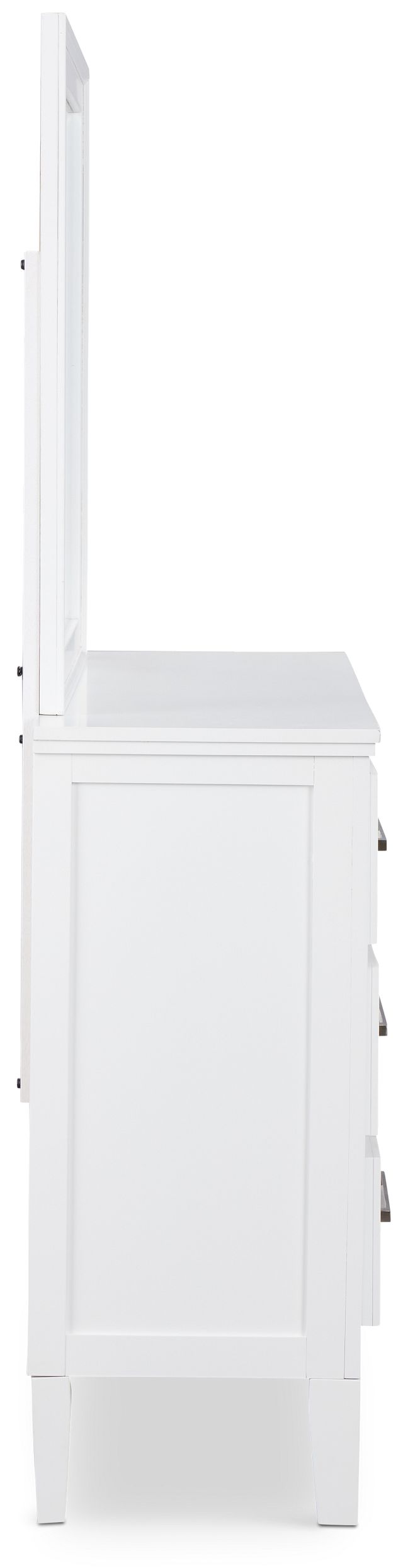 Seabrook White Small Dresser & Mirror