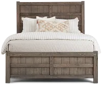 Salt Lake Gray Panel Bed