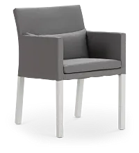 Lisbon Gray Cushioned Chair
