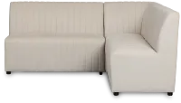 Tifton White Uph Modular Banquette