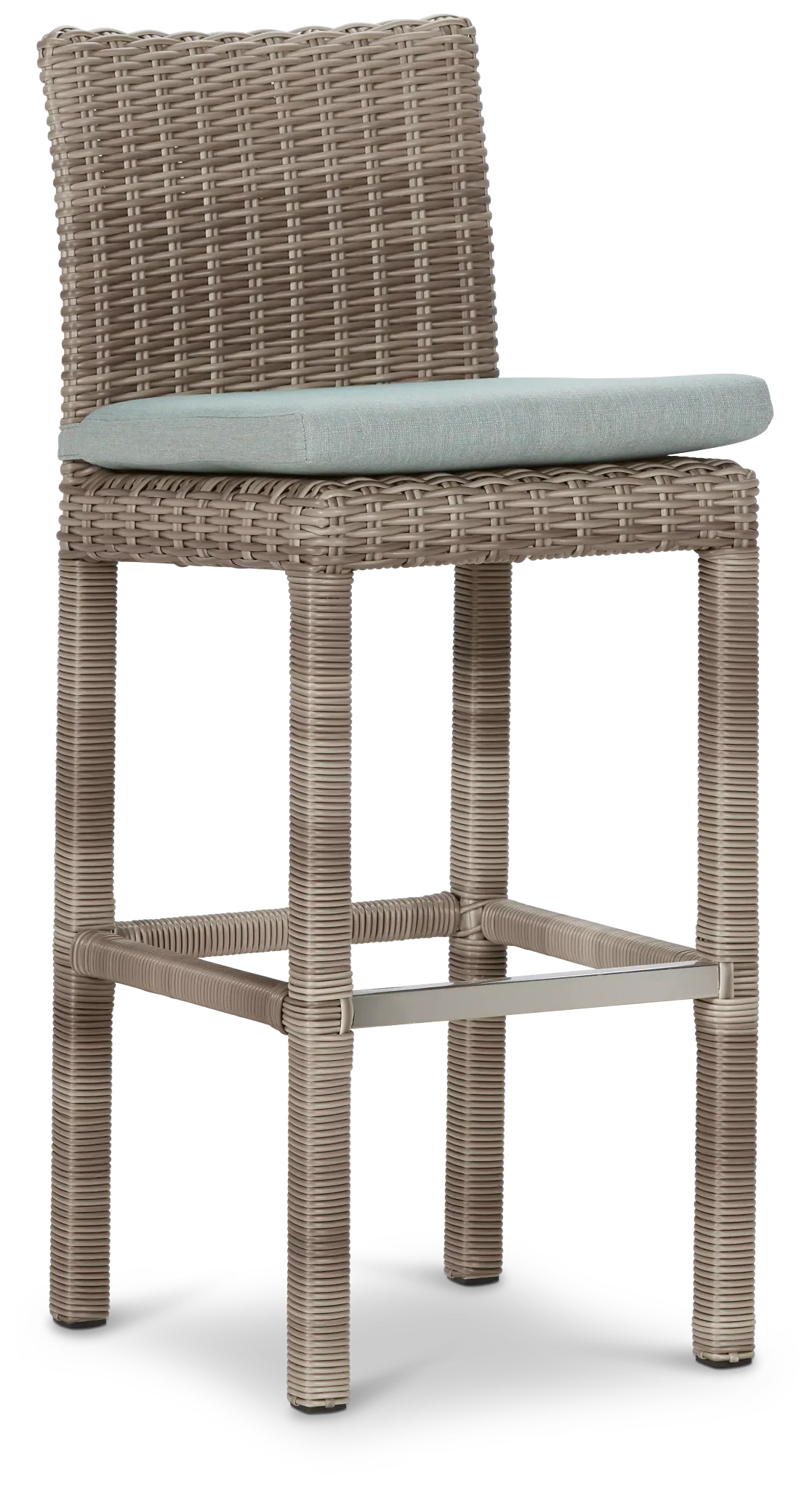 Raleigh Teal Woven 30" Barstool