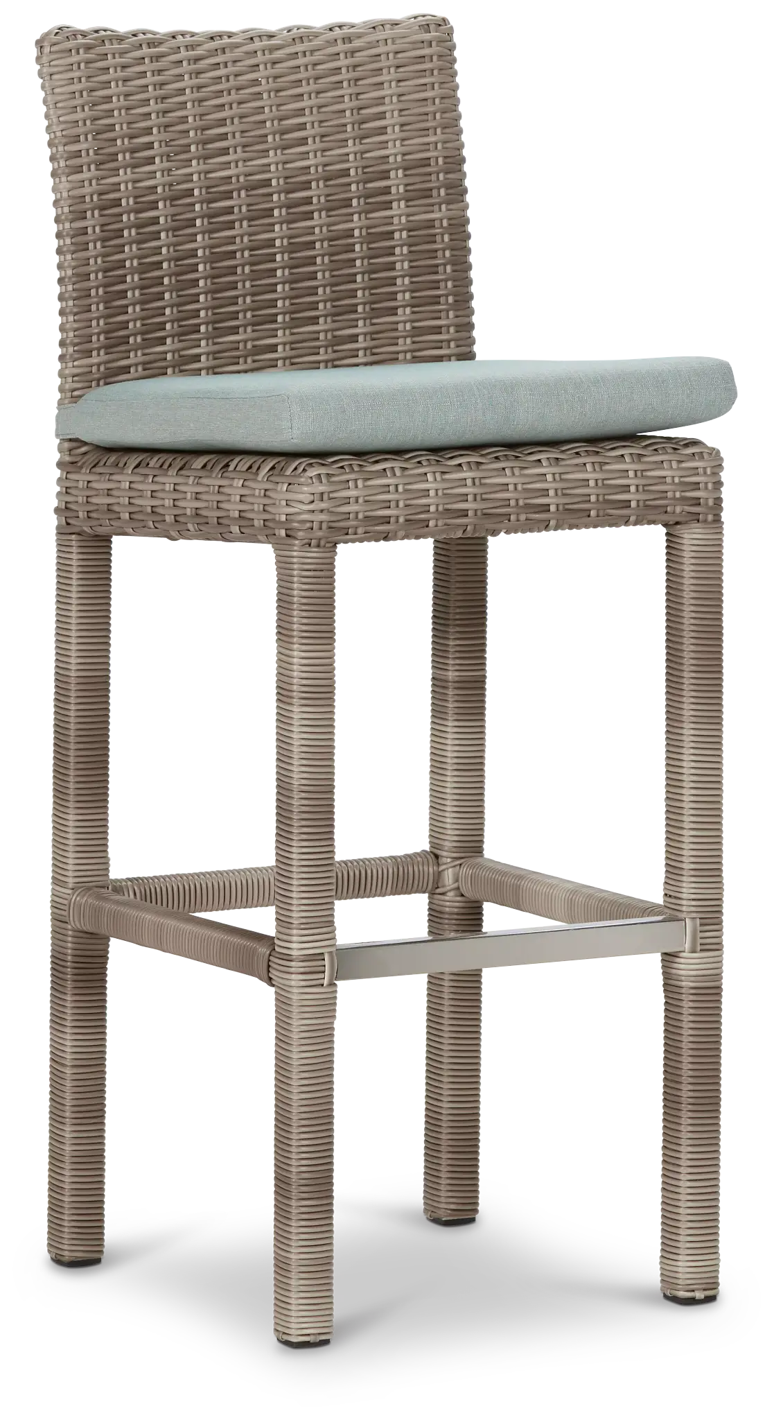 Raleigh Teal Woven 30" Barstool Raleigh Teal Woven 30" Barstool
