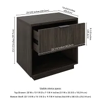 Conti Dark Tone Nightstand