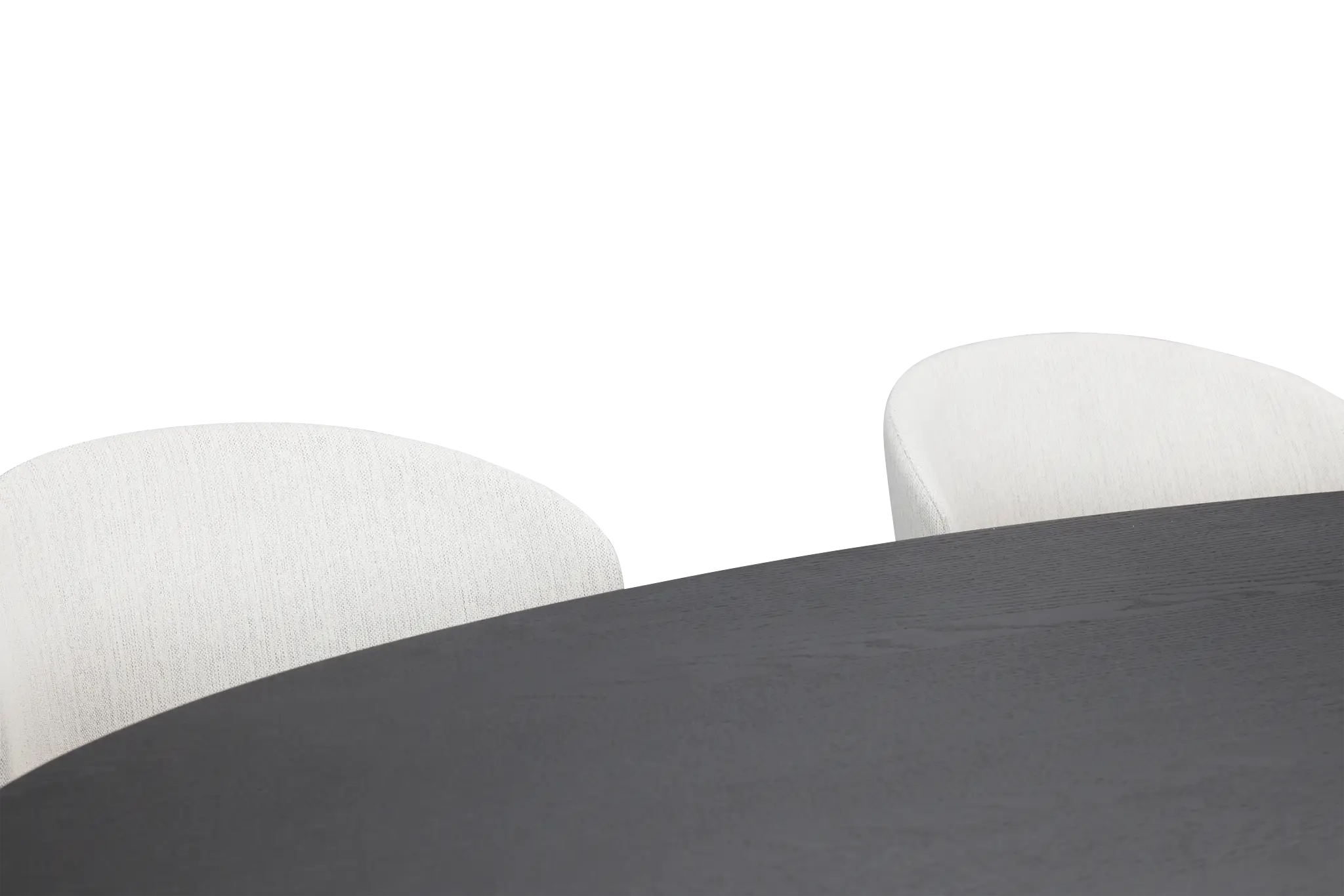 Nomad Black 78" Oval Table & 4 Light Beige Chairs W/ Black Legs Nomad Black 78" Oval Table & 4 Light Beige Chairs W/ Black Legs