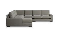 Edgewater Maguire Pewter Large Left Chaise Sectional