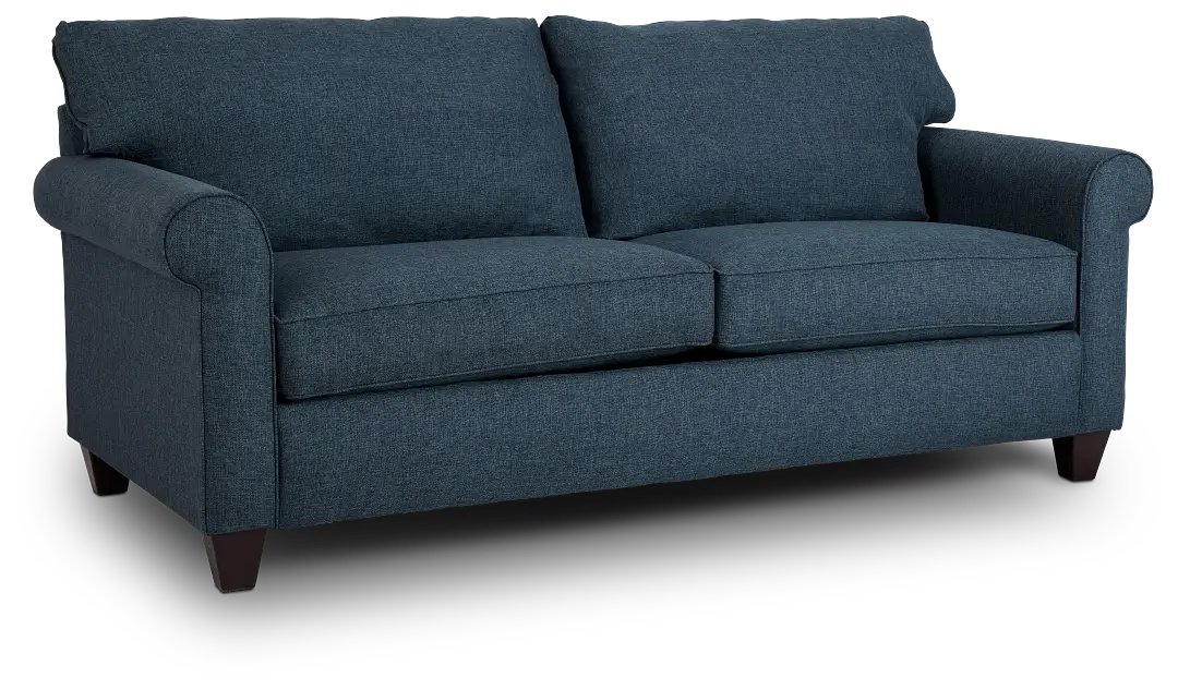 Cameron Blue Fabric Innerspring Sleeper Cameron Blue Fabric Innerspring Sleeper