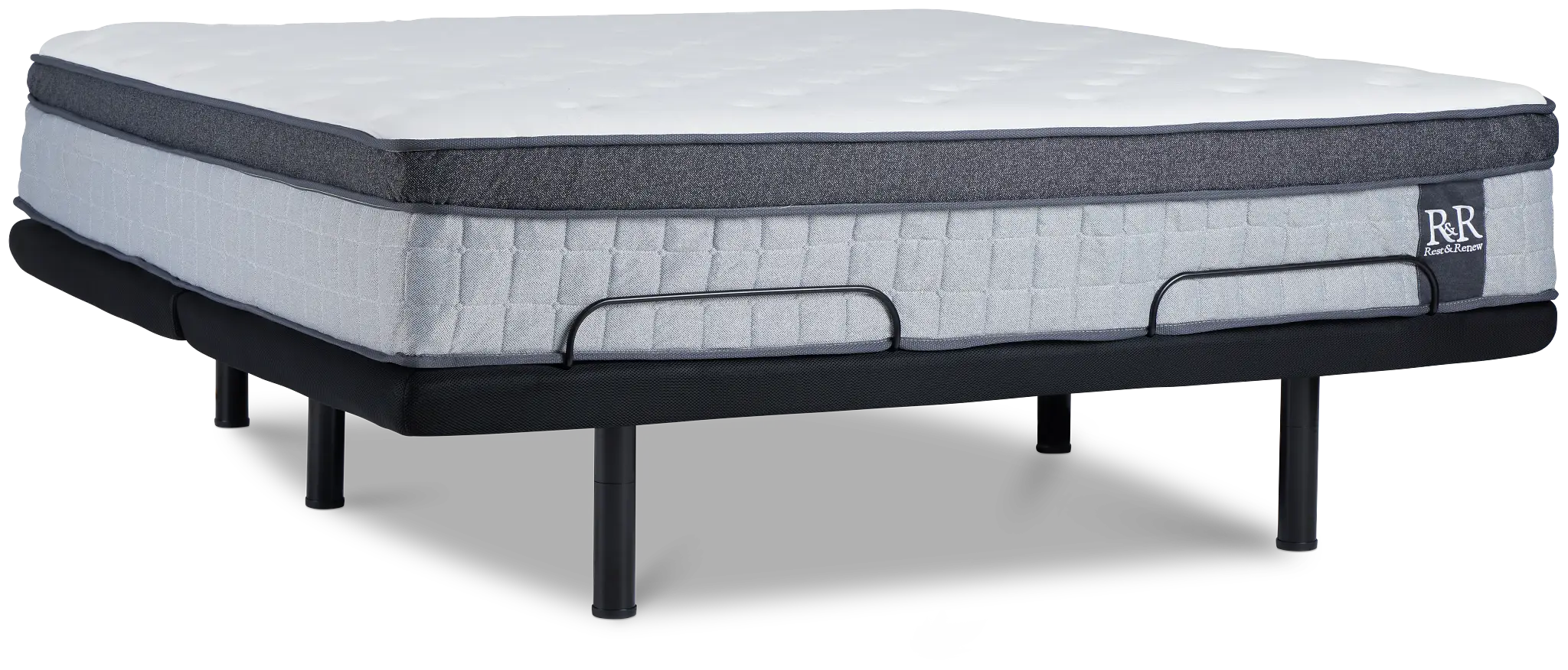 Rest & Renew By Zinus Pocket Innerspring 14" Elite Adjustable Mattress Set Rest & Renew By Zinus Pocket Innerspring 14" Elite Adjustable Mattress Set