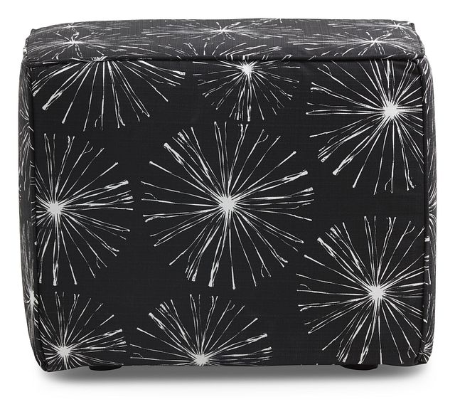 Sparks Black Fabric Indoor/outdoor Accent Ottoman (0)