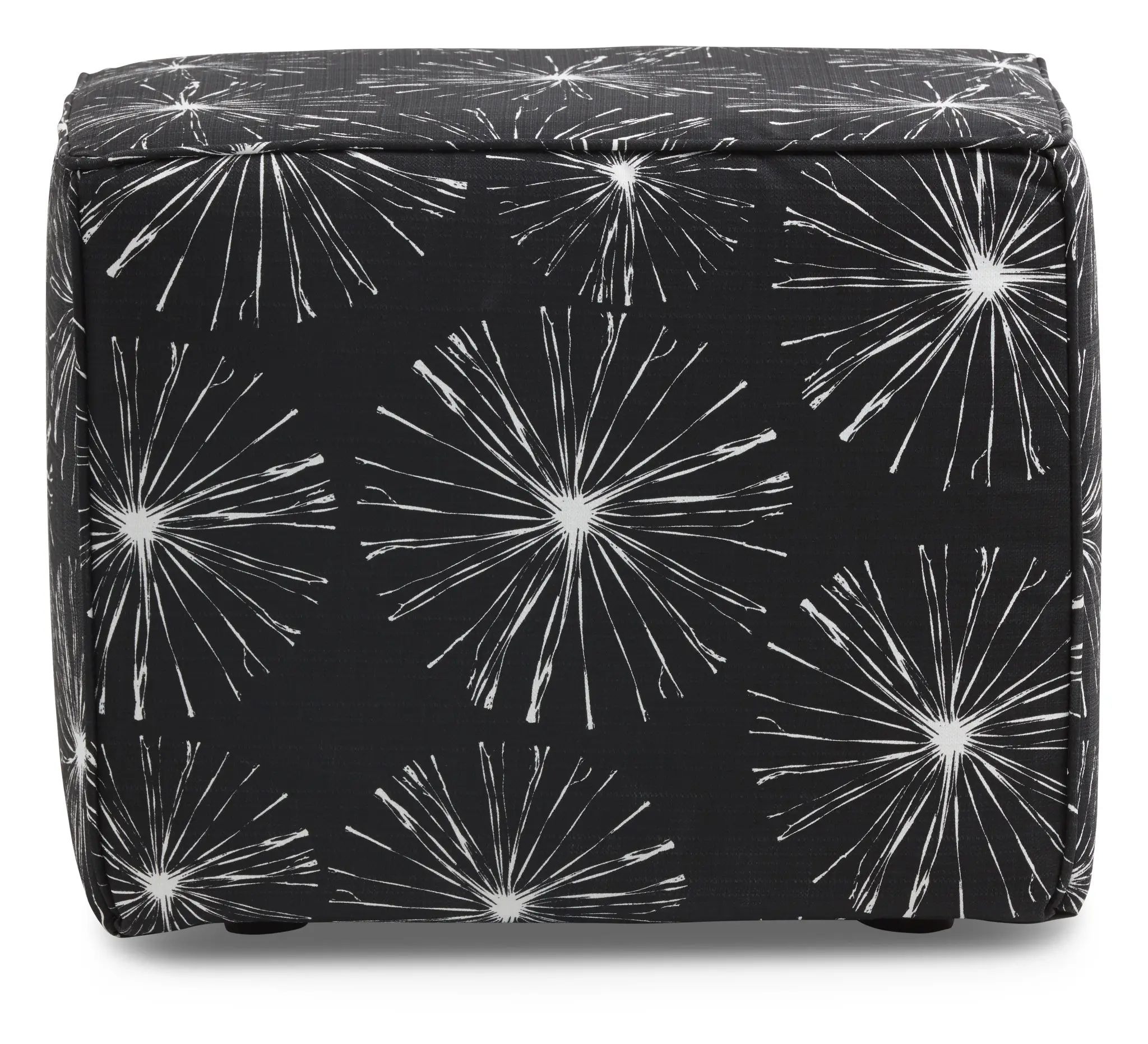 Sparks Black Fabric Indoor/outdoor Accent Ottoman Sparks Black Fabric Indoor/outdoor Accent Ottoman