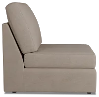 Citymod Beige Fabric Armless Chair