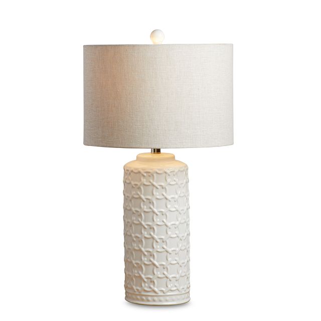 Marina White Table Lamp (5)