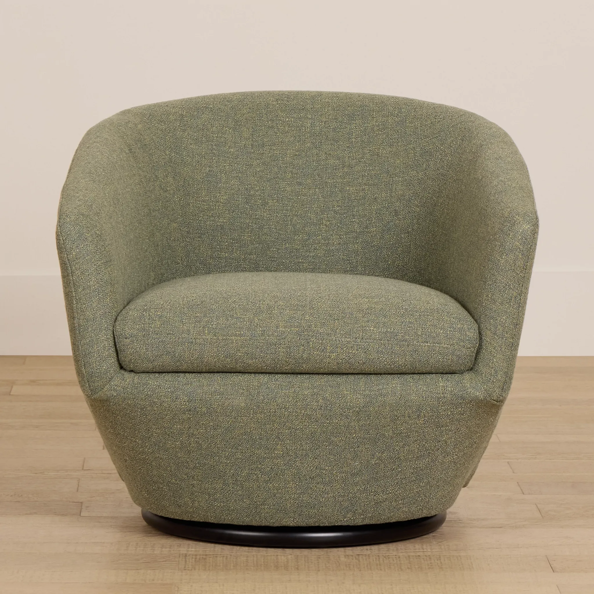 Baylor Green Fabric Swivel Chair