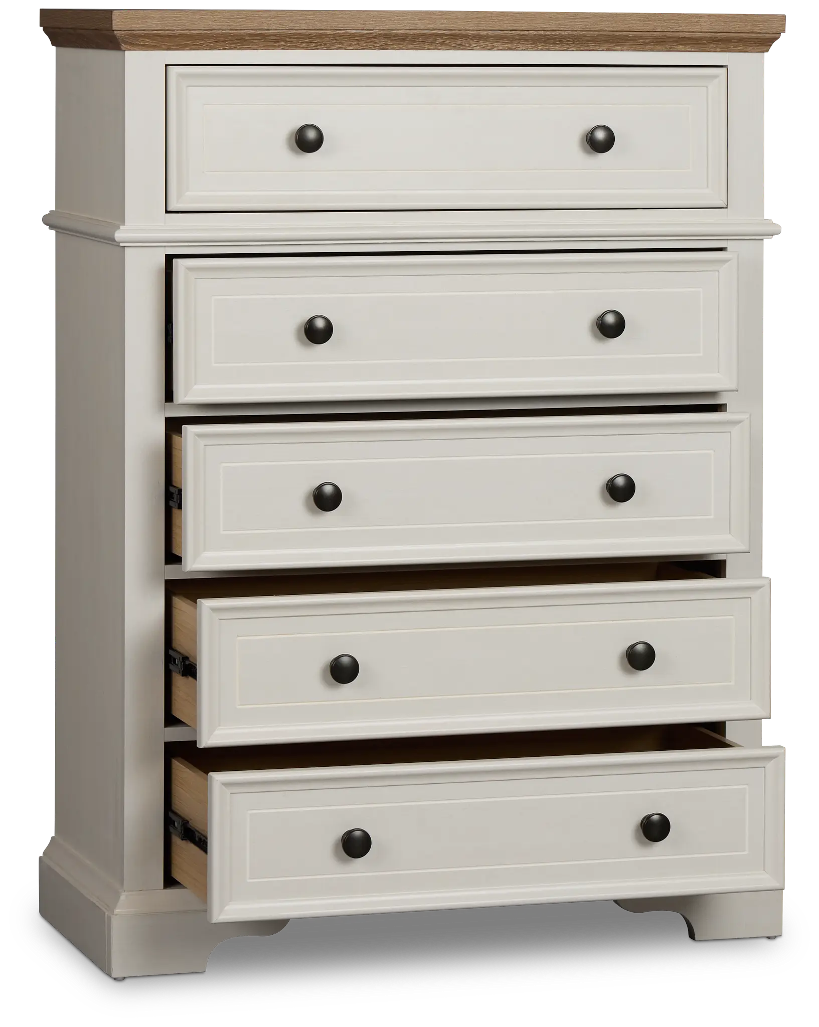 Charlotte Two-tone Drawer Chest Charlotte Two-tone Drawer Chest