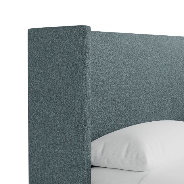 Captiva Sutton Blue 48" Upholstered Shelter Bed