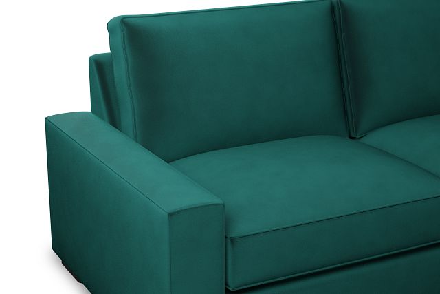 Edgewater Joya Green 84" Sofa W/ 2 Cushions