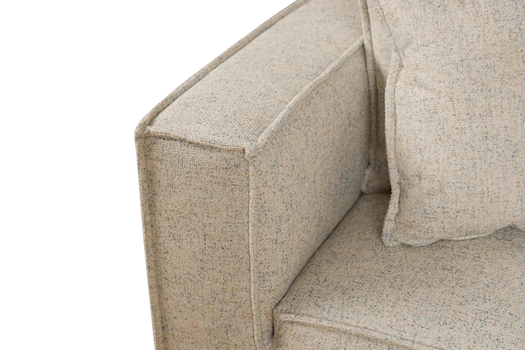 Tatum Beige Fabric 5-piece Modular Sectional