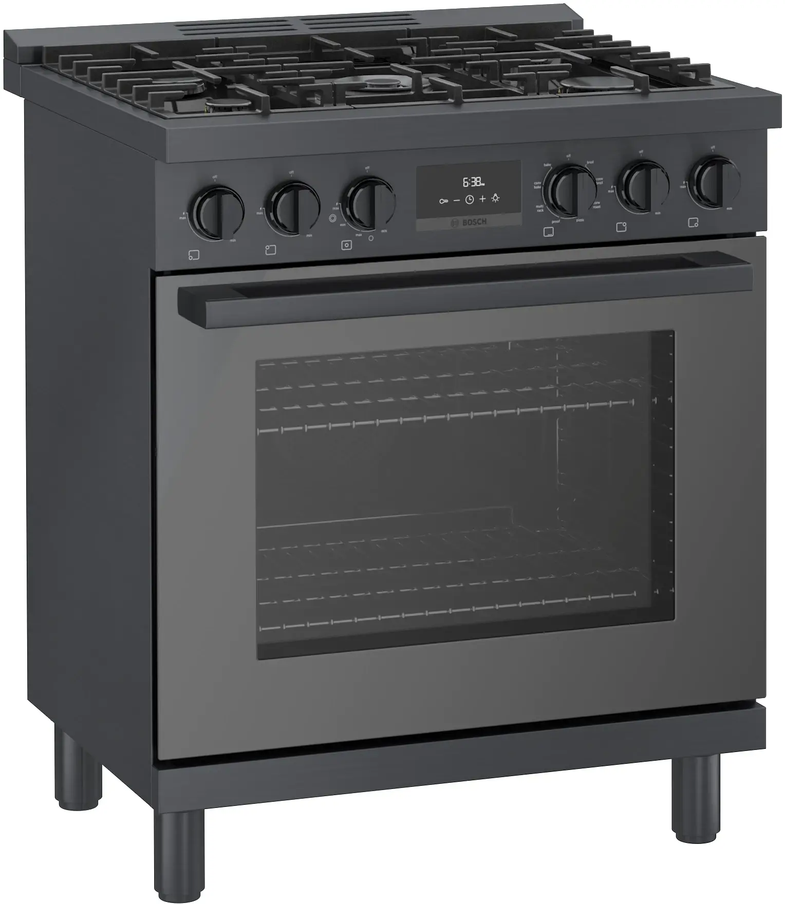Bosch 800 Series Stainless Steel 30" Dual Fuel Range Bosch 800 Series Stainless Steel 30" Dual Fuel Range