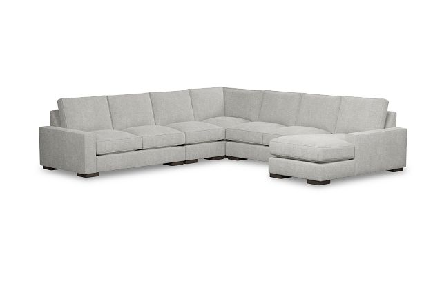 Edgewater Elevation Khaki Large Right Chaise Sectional