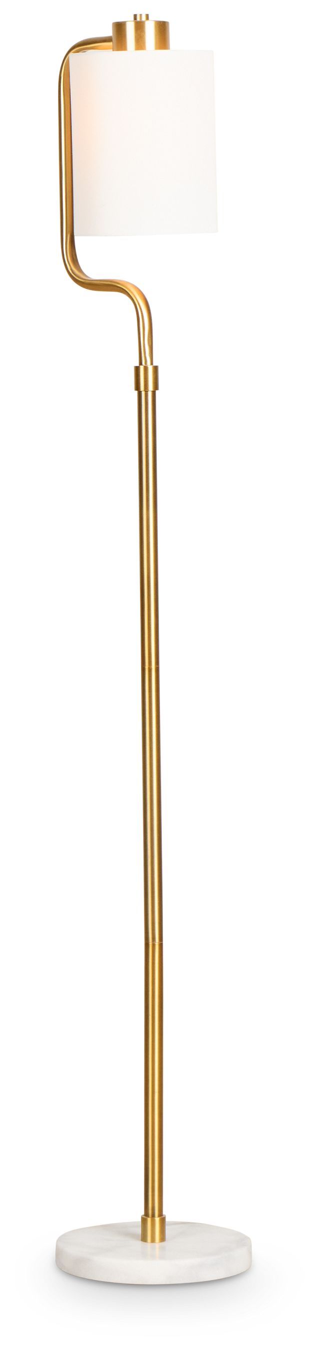 Alma Gold Marble Floor Lamp