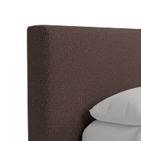 Grayton Elite Dark Brown 44" Upholstered Platform Bed