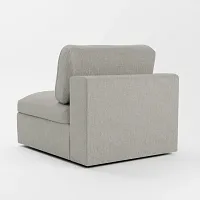 Destin Elevation Khaki Fabric Swivel Chair