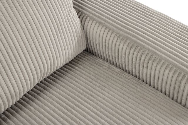 Charlie Gray Fabric Small Two-arm Sectional