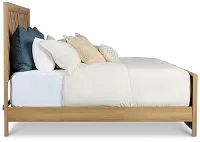 Delray Light Tone Panel Bed