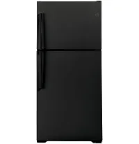 Ge Profile 22 Series Black Top Freezer Refrigerator
