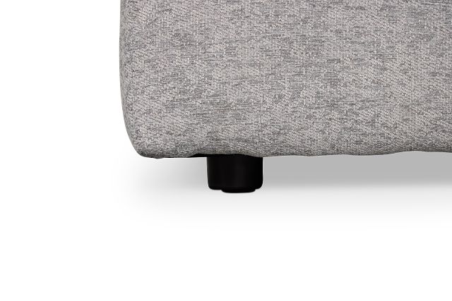 Calista Pewter Fabric Large Left Bumper Sectional