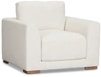 Maeve Light Beige Fabric Chair