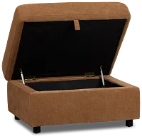 Addie Brown Fabric Storage Ottoman