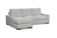 Edgewater Sea Lane Light Gray Left Chaise Sectional