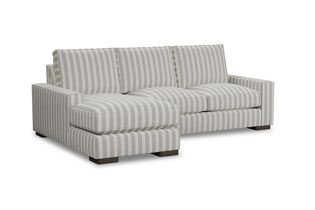 Edgewater Sea Lane Light Gray Left Chaise Sectional