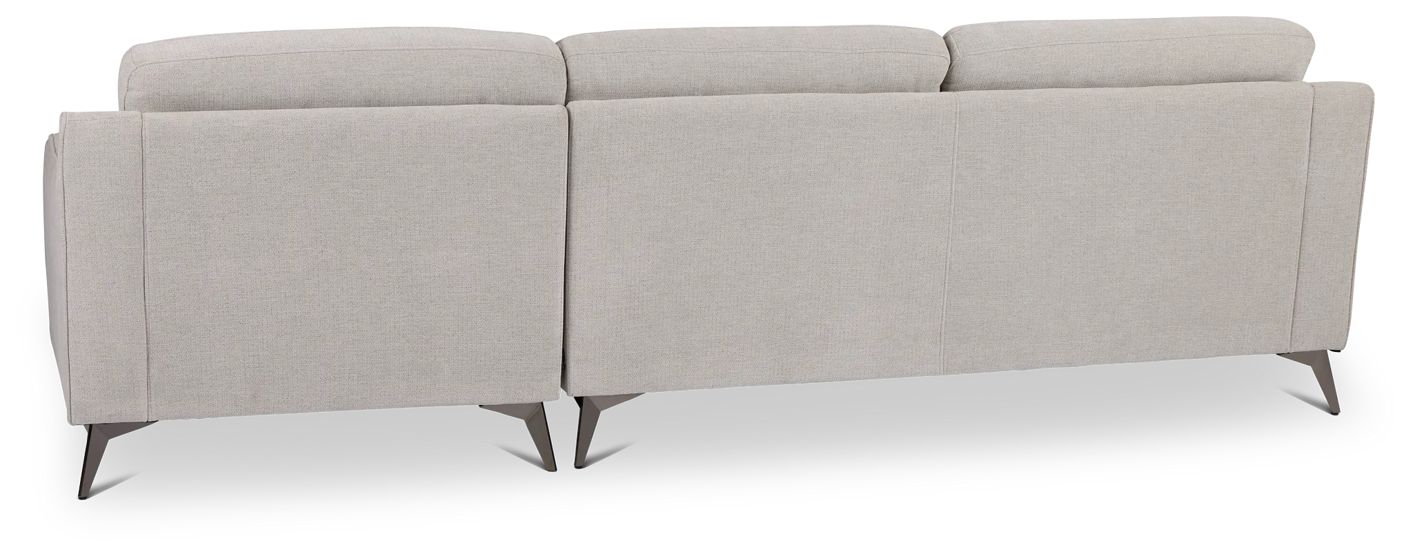 Talia Gray Fabric Right Chaise Sectional