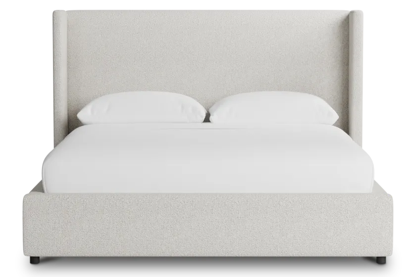 Captiva Gellar Beige 48" Upholstered Shelter Bed