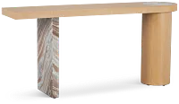 Malibu Light Tone Console Table