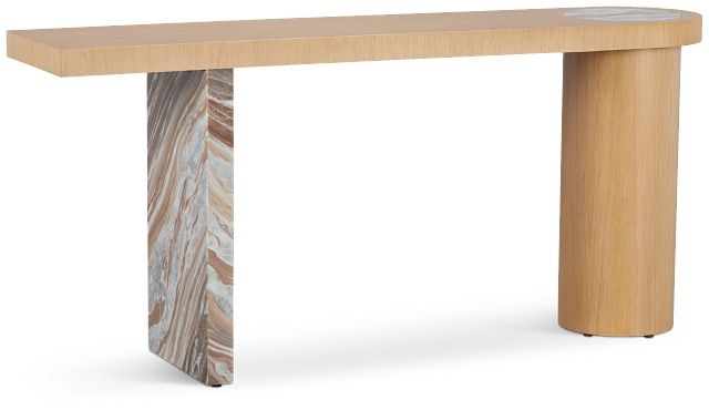 Malibu Light Tone Console Table