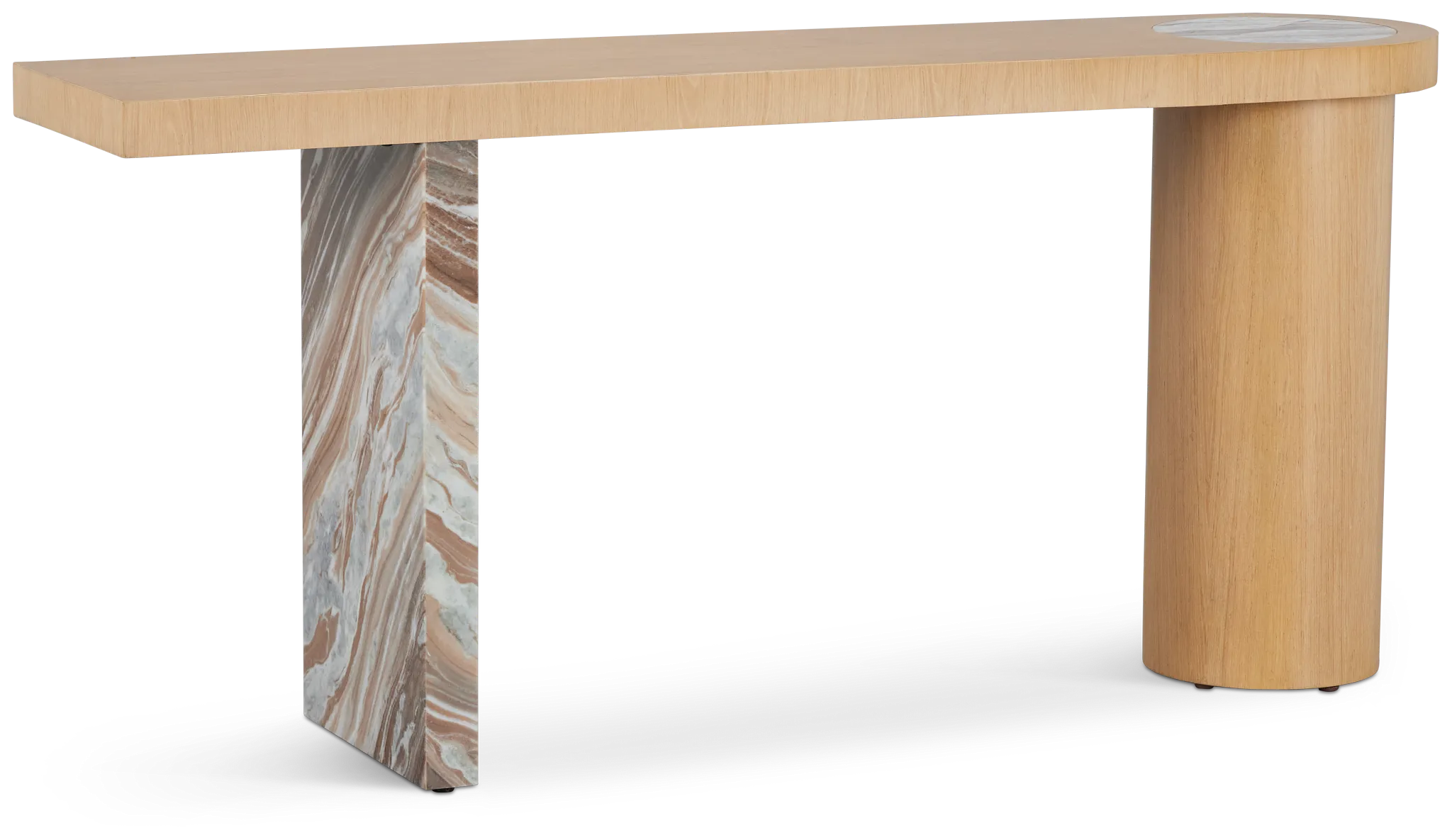 Malibu Light Tone Console Table