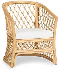 Aloha Light Tone Woven Accent Chair
