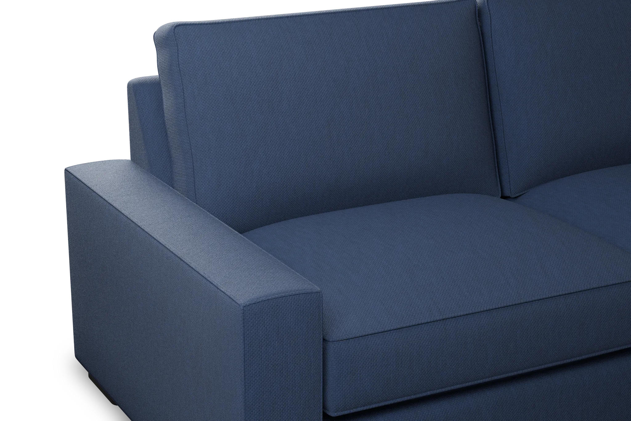 Edgewater Revenue Dark Blue 84" Sofa W/ 2 Cushions