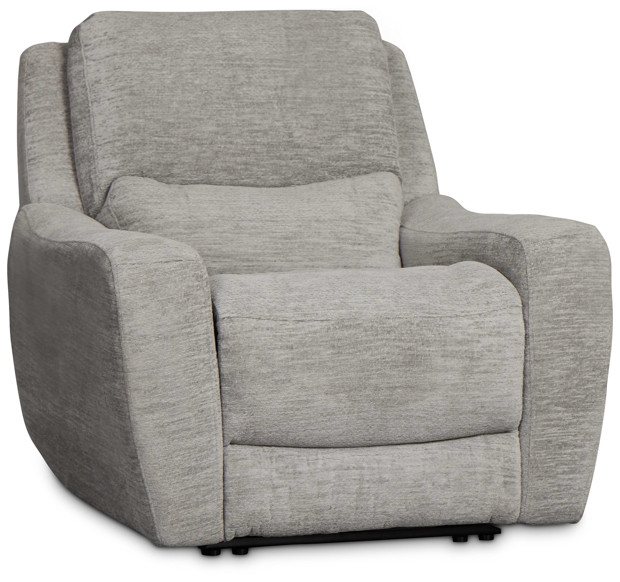 Bennett Gray Fabric Power Recliner