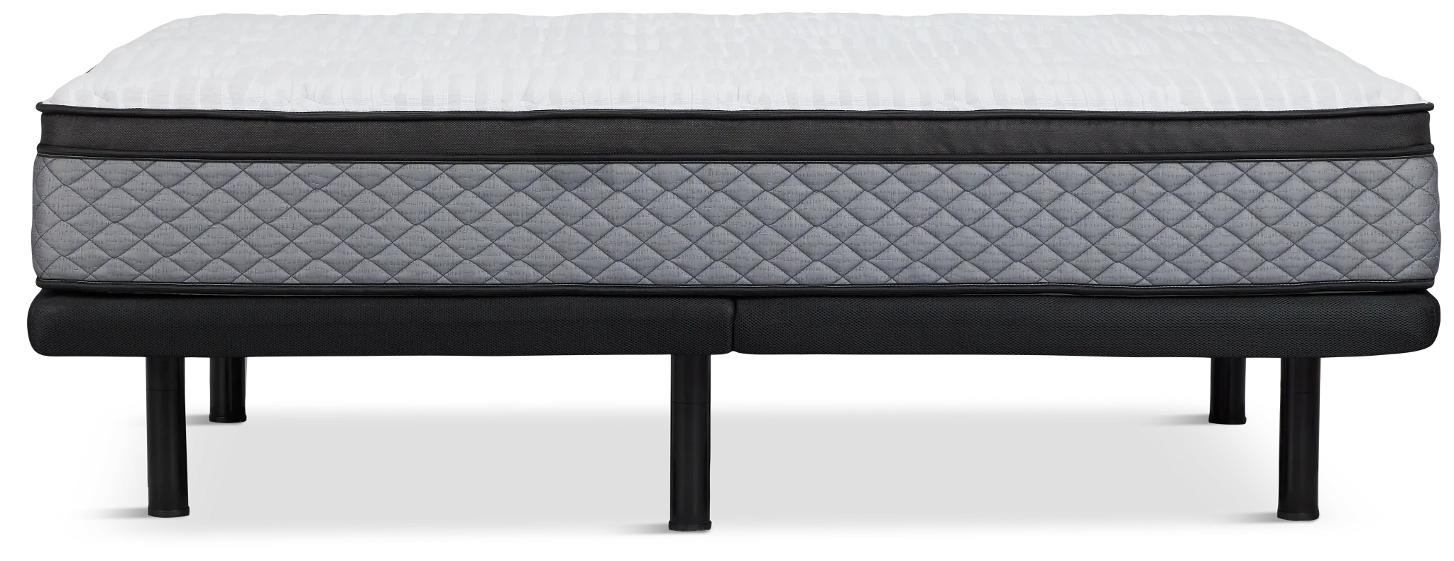 Kevin Charles By Sealy Essential Plush Plus Adjustable Mattress Set